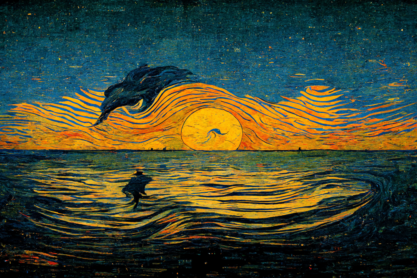 Van Gogh Sunset, Print