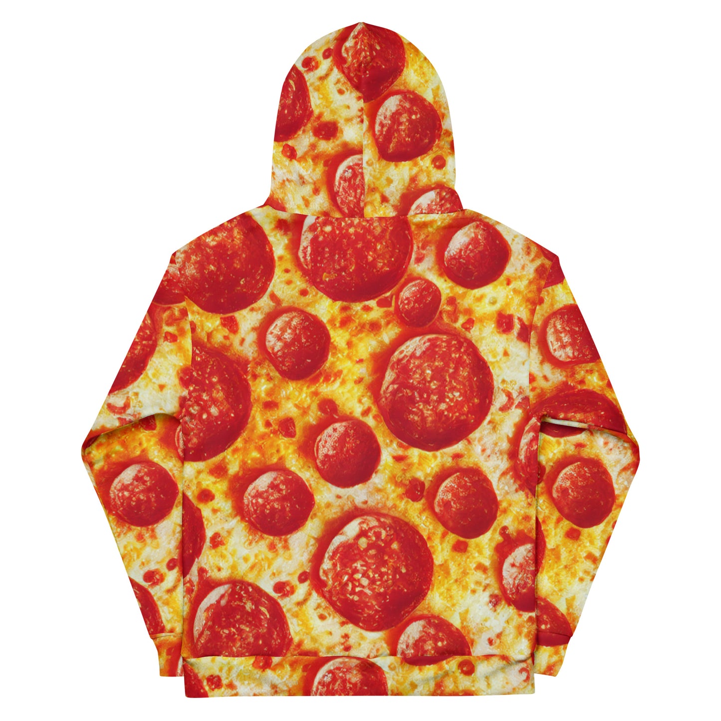 Double Pepperoni, Full Wrap Unisex Hoodie