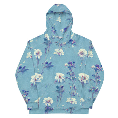 Wildflower Sky, Full Wrap Unisex Hoodie