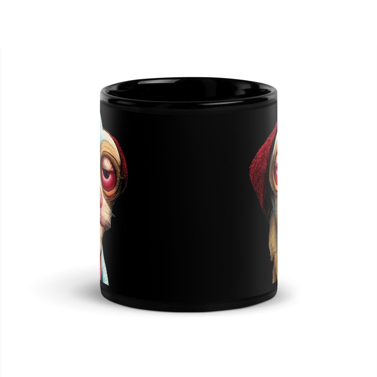 Graveyard Shift, Black Glossy Mug