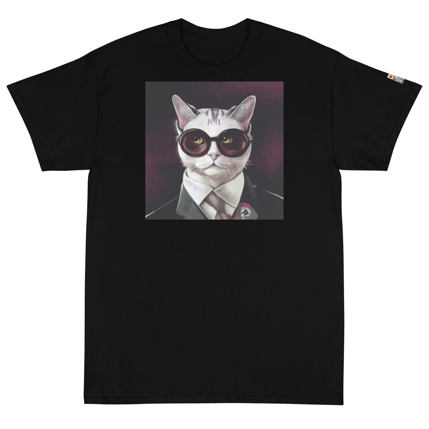 CIA Cat, Short Sleeve T-Shirt