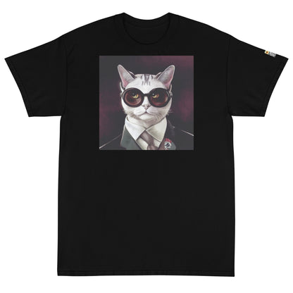 CIA Cat, Short Sleeve T-Shirt