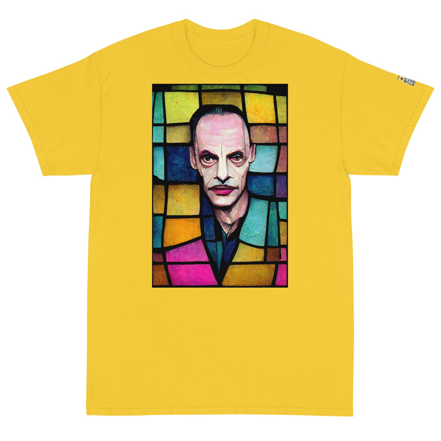 Stained Glass John Waters, Short Sleeve T-Shirt