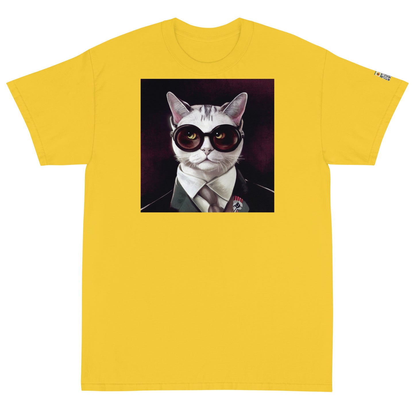 CIA Cat, Short Sleeve T-Shirt