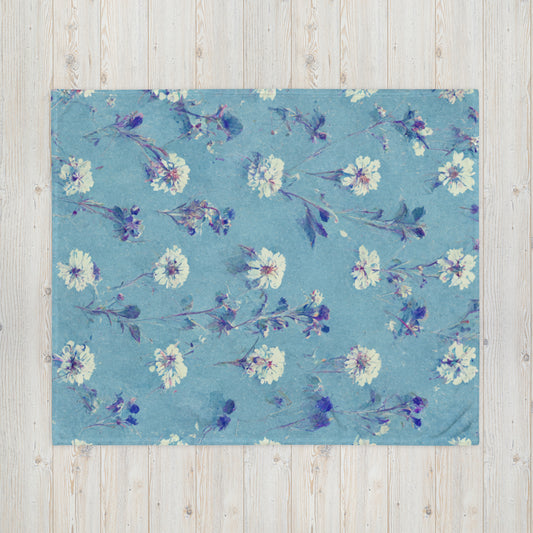 Wildflower Sky, Throw Blanket