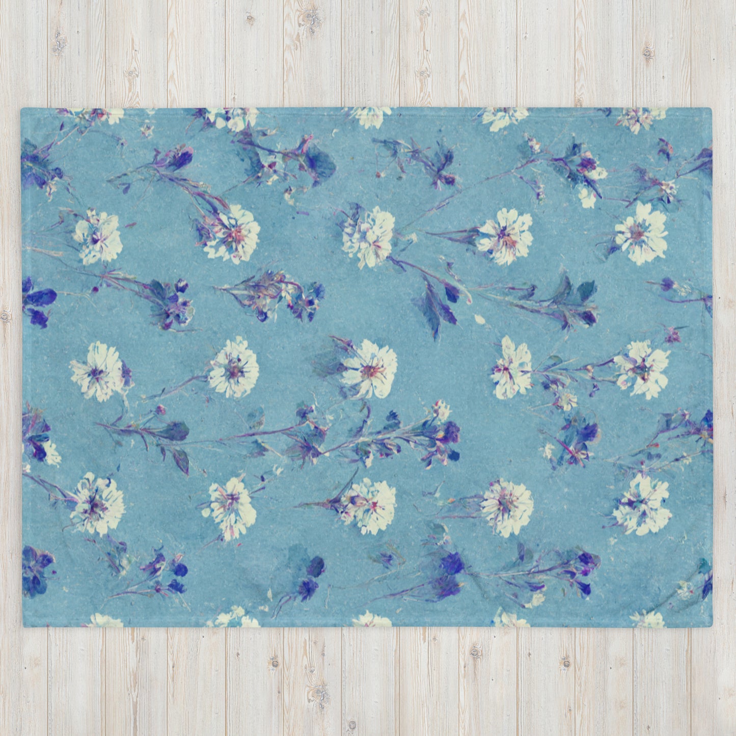 Wildflower Sky, Throw Blanket