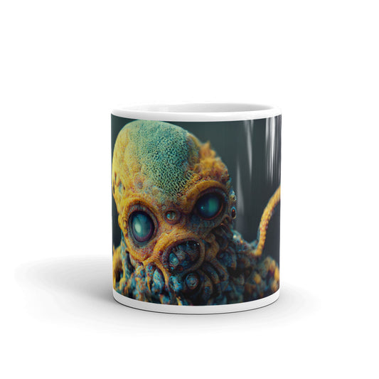 20,000,000 Leagues into Outer Space, White glossy mug