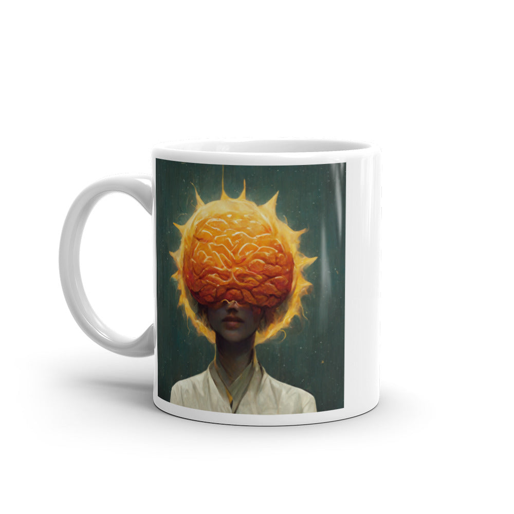 Synaptic, White glossy mug