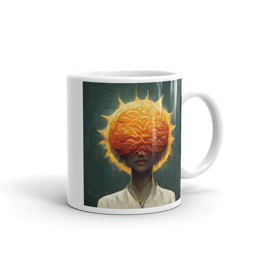 Synaptic, White glossy mug