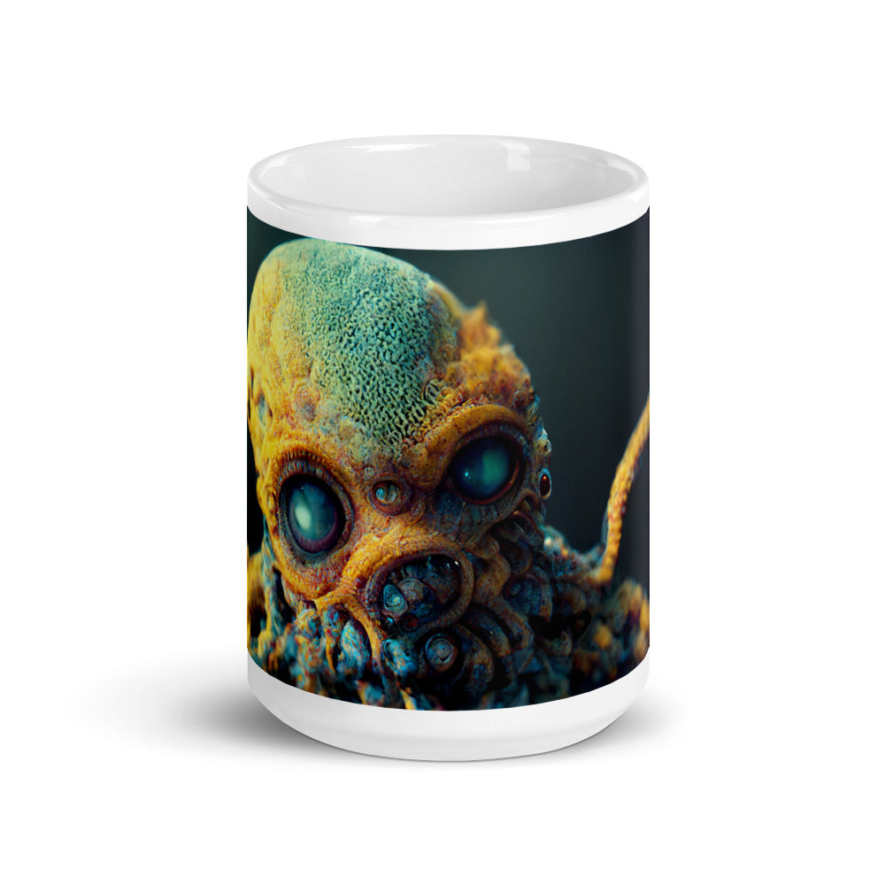 20,000,000 Leagues into Outer Space, White glossy mug