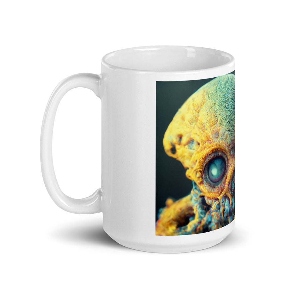 20,000,000 Leagues into Outer Space, White glossy mug