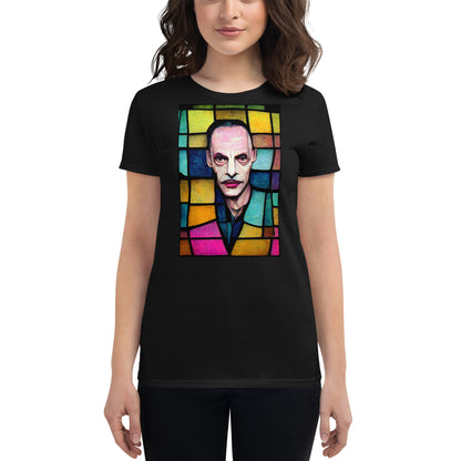 Stained Glass John Waters, Women's short sleeve t-shirt