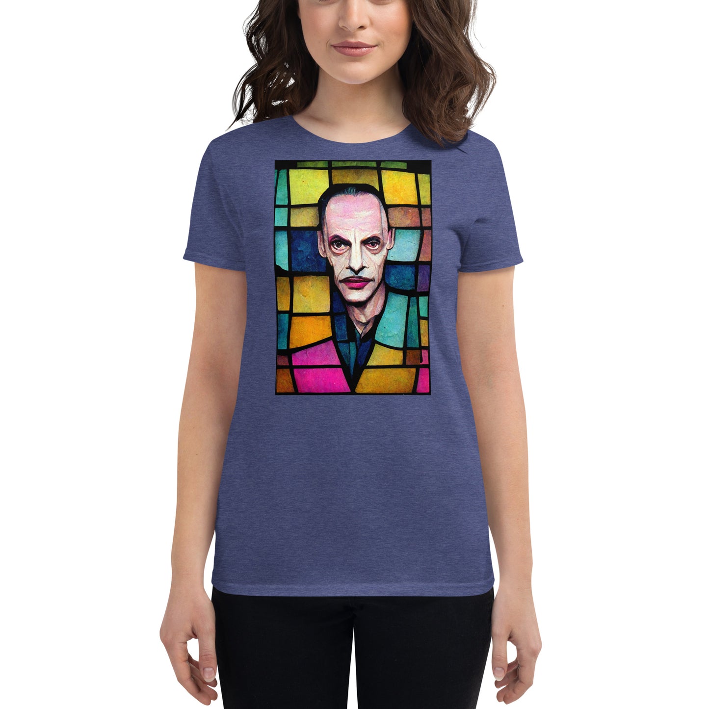 Stained Glass John Waters, Women's short sleeve t-shirt